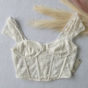 FADED ROSE women's‎ Top White Size S